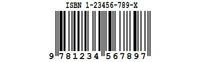 isbn10 barcode